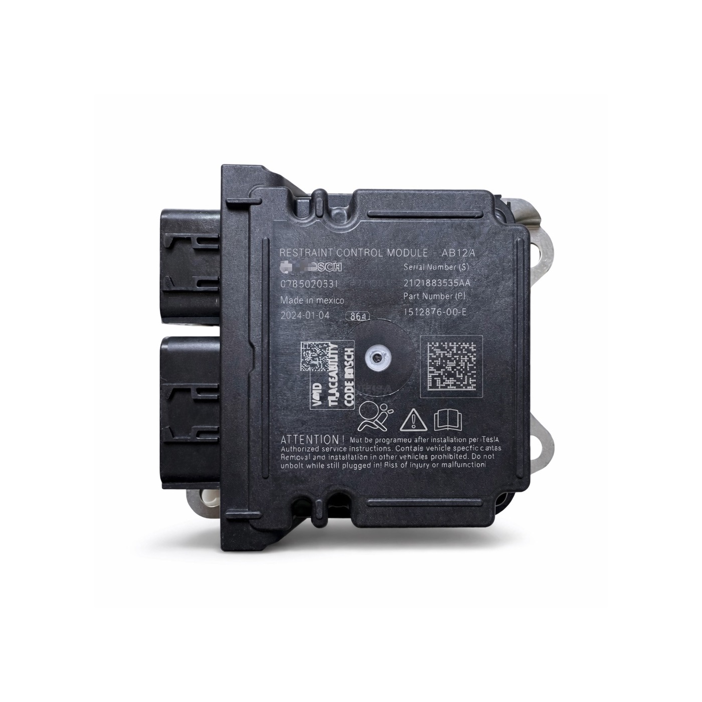 Блок керування AIRBAG 1512876-00-E Tesla Model 3, Model Y, Model S 2021+ оригінал б/в