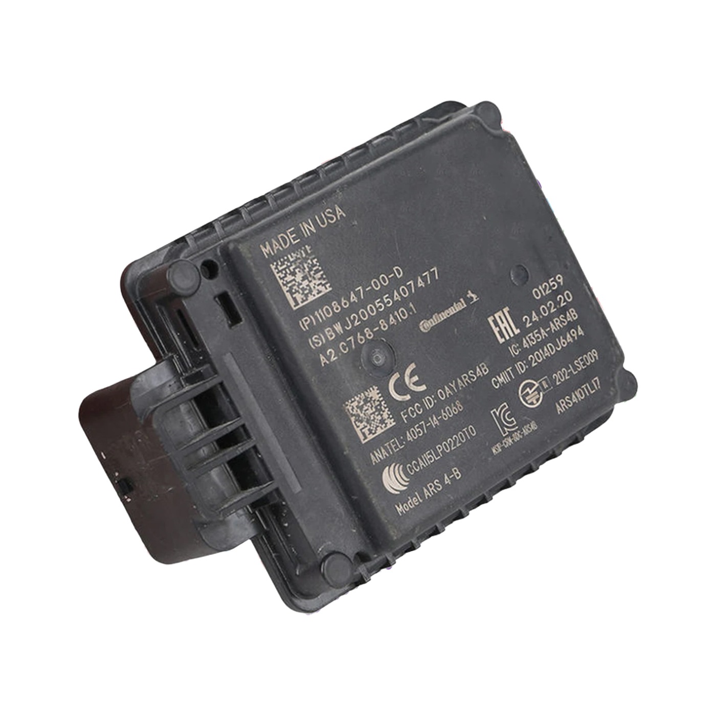 Радар з перпендикулярним роз'ємом 1108647-00-D Tesla Model 3, Model S, Model X, Model Y оригінал