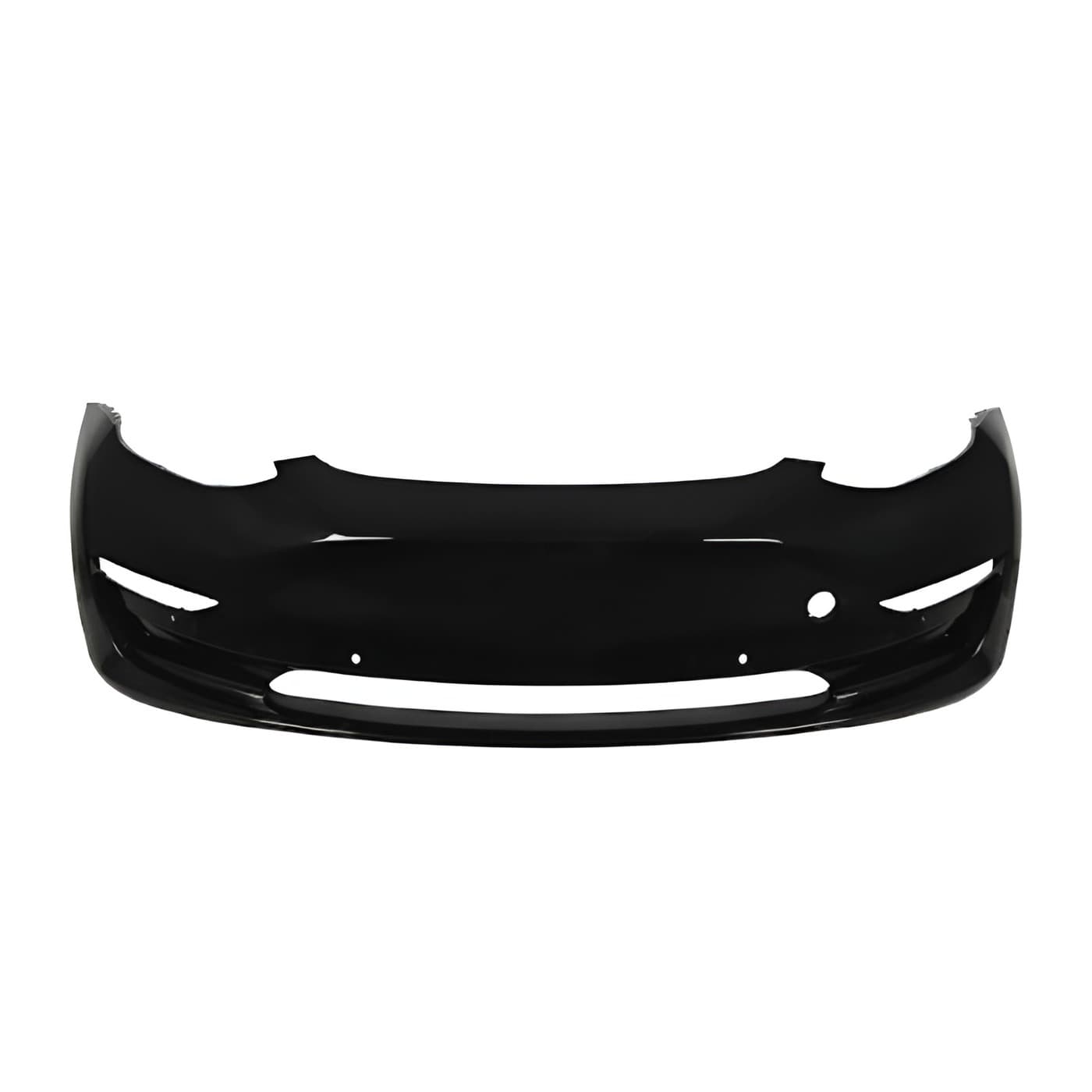 Бампер передний крашеный Solid Black 1084168-S1-E Tesla Model 3 — Аналог, Новый