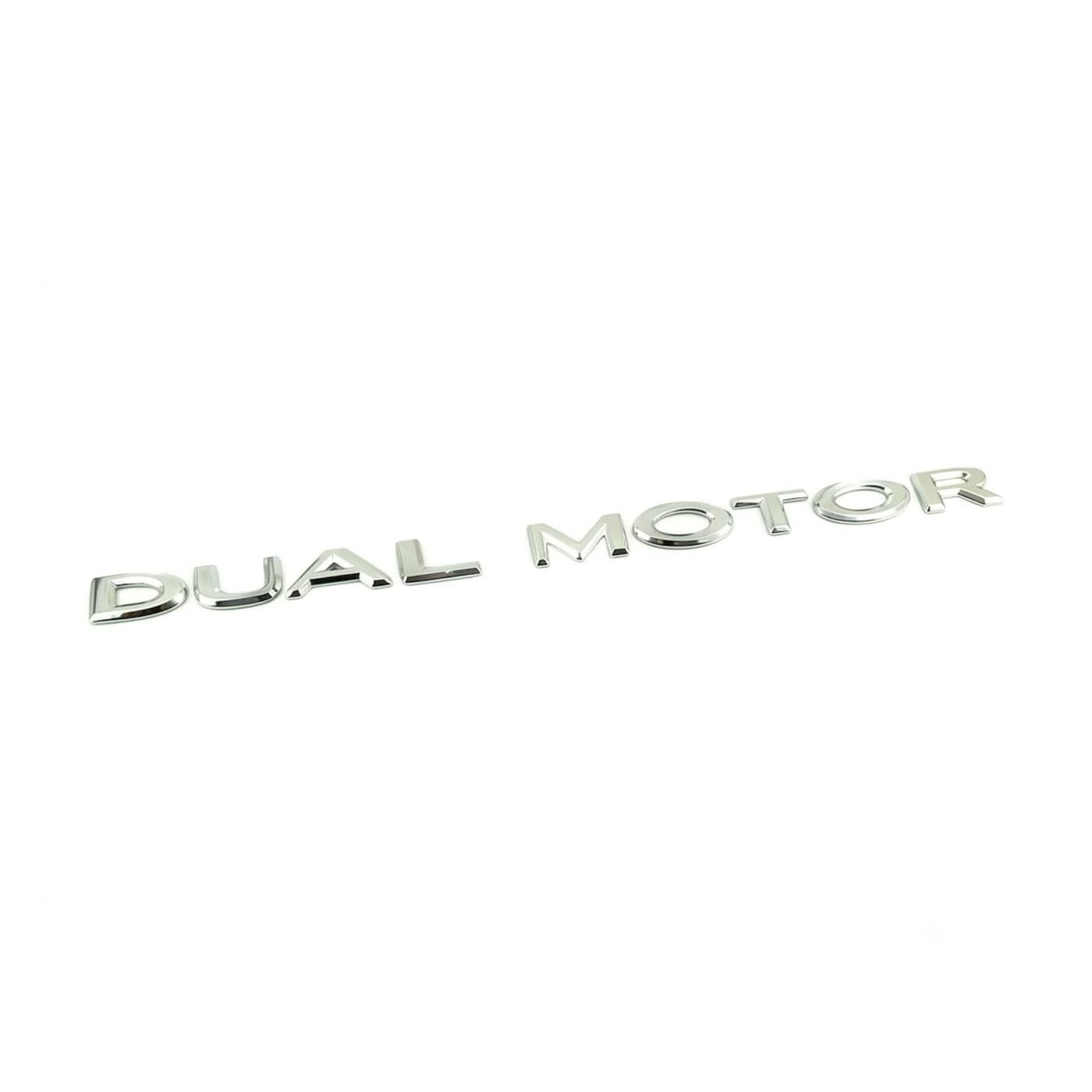 Эмблема DUAL MOTOR хром 1484848-00-A Tesla Model 3, Model Y — Аналог, Новый