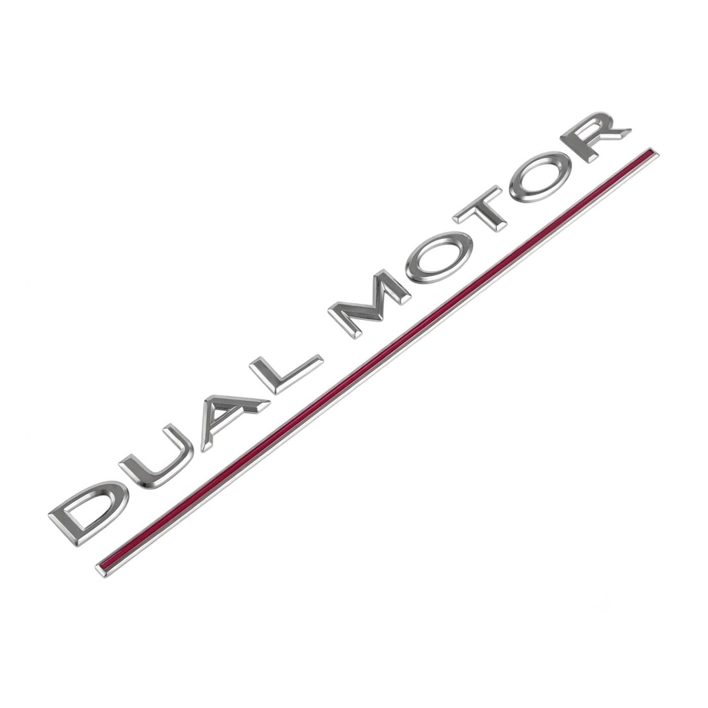 Эмблема DUAL MOTOR PERFORMANCE хром 1484849-00-A Tesla Model 3, Model Y — Аналог, Новый