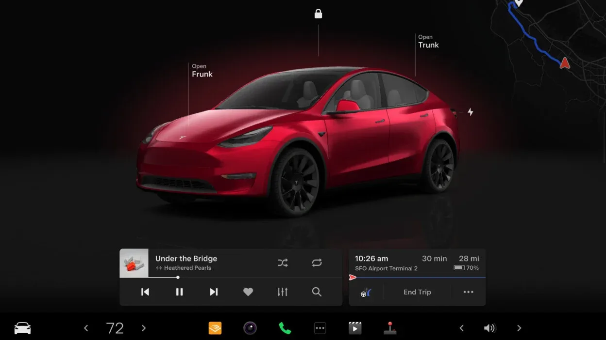 Прошивки та оновлення ПЗ Tesla — і для авто зі США